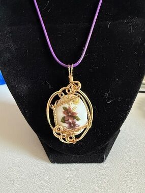 Artisan Made Hand Wrapped Vintage Necklace